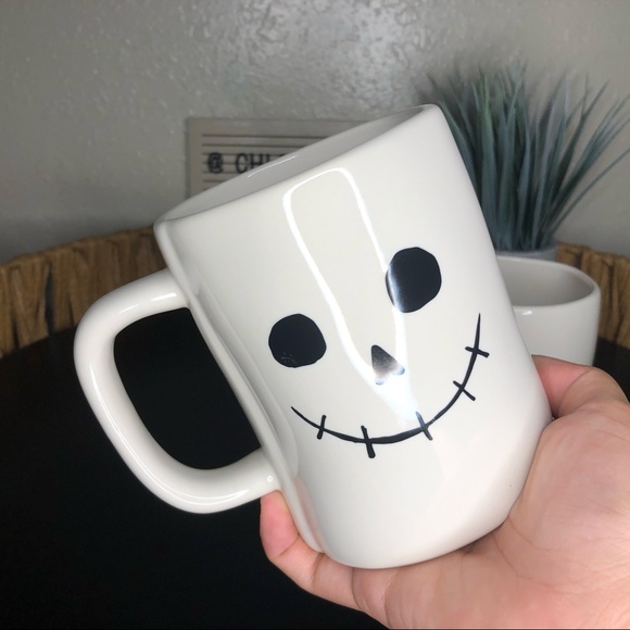 Rae Dunn Spooky Double Sided Mug With Skeleton. - Picture 4 of 5